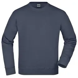 James & Nicholson Sweatshirt Round JN840 - Navy M - Arbeits- & Schutzkleidung, komfortables Rundhals-Sweatshirt in vielen Farben, erhältlich in Größen XS bis 6XL, ideal für Alltag und Freizeit.