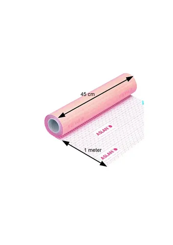 Doppelseitige Klebefolie 45 cm, 1 Meter Meterware - Bastel-Klebebänder, ideal für kreative Projekte und bietet starken Halt auf verschiedenen Oberflächen.