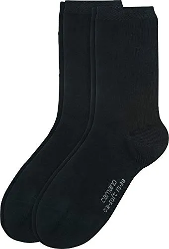 Produktbild Camano Damen-Socken 2 Paar schwarz Größe 35-38