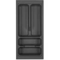 SOTECH Orga-Box I Besteckeinsatz Höhe 55 mm Oriongrau 300 mm Antirutschbeschichtung Für Blum Tandembox und ModernBox