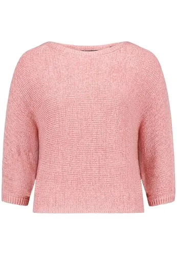 Zero Damen Strickpullover mit Fledermausärmeln - Stylischer Strickpullover der Marke Zero mit lässigem Fledermausärmel-Design, ideal für die Freizeit. Hergestellt aus hochwertigem Material für angenehmen Tragekomfort.