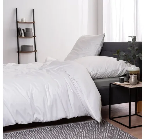 Estella Bettwäsche Atelier Perlmutt 135x200 cm in weiß von ESTELLA