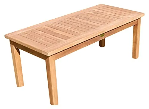 ASS Teak Sofa Tisch Holztisch Beistelltisch Gartentisch Kaffeetisch Garten Tisch 110x50cm JAV-Coco Holz von