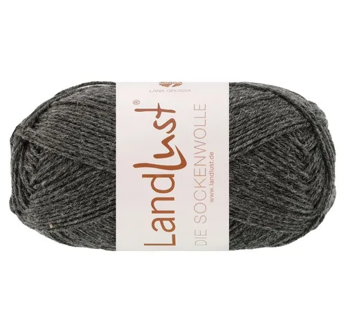Produktbild LANA GROSSA Landlust DIE SOCKENWOLLE 50 g mélange Häkelwolle, 210 m (Klassische 4-fach Sockenwolle in edlen Mélangefarben), 50 g