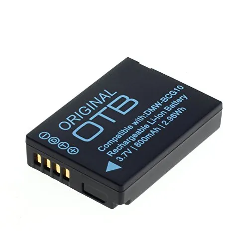 OTB Akku für Panasonic DMW-BCG10E Li-Ion Schwarz
