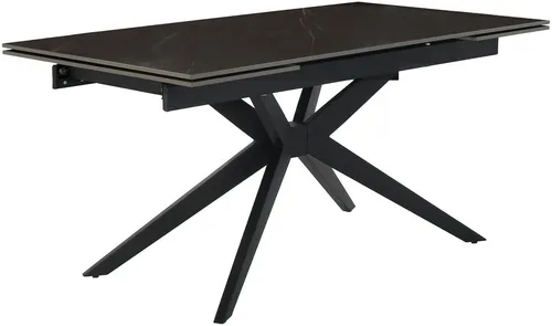 Jockenhöfer Gruppe Esstisch Campus, ausziehbar (160-240x90 cm) - Moderner Esstisch mit robuster Keramiktischplatte, ideal für gesellige Runden. Flexibel ausziehbar für mehr Platz – perfekt für jede Gelegenheit.
