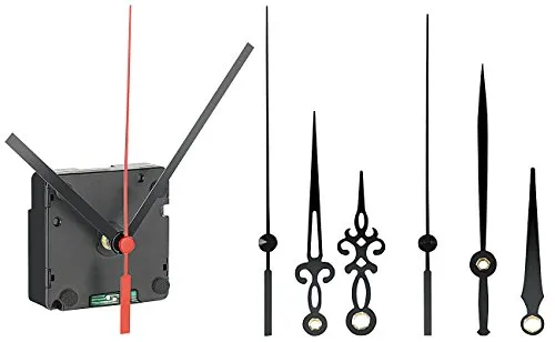 St. Leonhard Funkuhrwerk mit Zeiger: Funk-Uhrwerk mit 3 Zeigersets für selbstgestaltete Uhren (Funkuhrwerk Wanduhr, Funkuhrenwerk, Funkwanduhr)