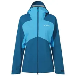 Vaude Women's Simony 2,5L Jacket V - Wetterfeste Regenjacke Gr 42 blau - Leichte Hardshelljacke in Blau, Größe 42. Ideal für Trekking und Wandern: wasserdicht, winddicht und mit praktischer Kapuze. Entdecken Sie auch weitere Produkte von Vaude!