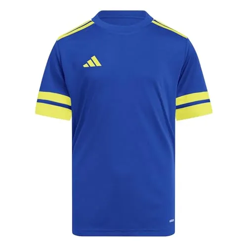 Adidas Unisex Kids SQUADRA25 Jersey Short Sleeve Kids, Team royal Blue/Team Yellow, 15-16 Years
