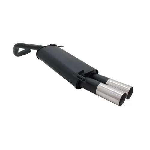 Novus Sportauspuff für VW Polo 9N / 9N3 2x76 RL-Design Endschalldämpfer mit ABE