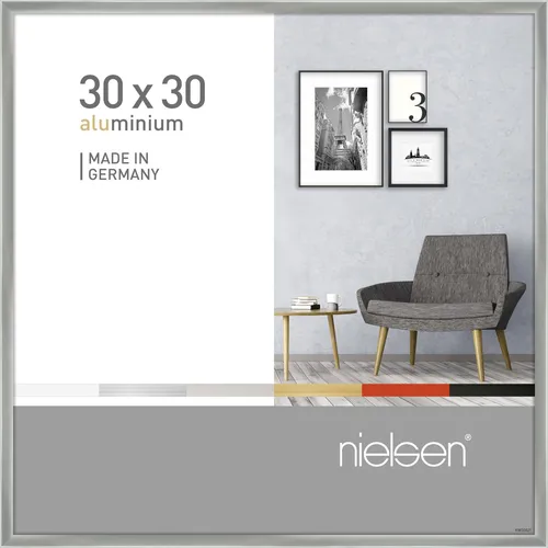 Bilderrahmen PIXEL BH 30x30 cm silber Fotorahmen