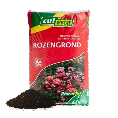 Rosenerde 40 Liter in schwarz von Plants by Frank
