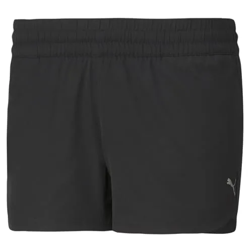PUMA Damen Performance Woven 3` W Shorts, Puma Black, XL EU