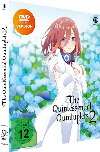 The Quintessential Quintuplets - Staffel 2 - Vol.2 - DVD - Anime DVD mit FSK 12, bietet spannende Episoden der beliebten Serie und ist ideal für Fans von Anime und japanischer Kultur.
