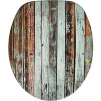 Sanilo WC Sitz mit Absenkautomatik – Hochwertiger Toilettendeckel - WC-Sitze ✓ Bruchfestes Holz, integrierte Absenkautomatik für leises Schließen und antibakterielle Oberfläche für einfache Reinigung.