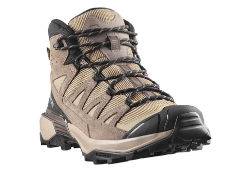 Salomon X Ultra 360 Leather Mid GORE-TEX Wanderschuhe 44 in beige von Salomon