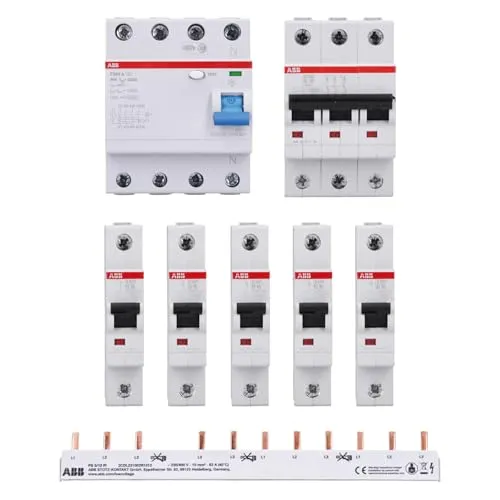 ABB Set 1x F204A-40/0,03 FI-Schutzschalter RCD und Sicherungsautomaten