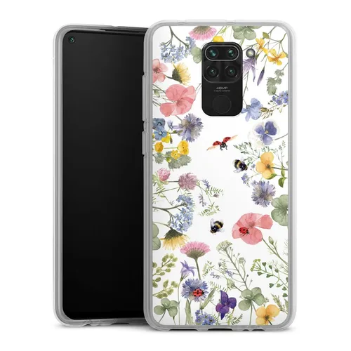 Handyhülle für Xiaomi Redmi Note 9 Biene Blumen Muster