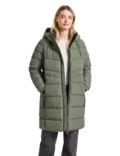 Long Quilted Jkt 16636 Lichen Green - Stylish Funktionsjacke für Damen - Funktionsjacken für Damen, ideal für kühlere Tage, mit hochwertiger Steppung und modischem Design.