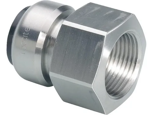 Edelstahl-Steckfitting Übergangs-Muffe (i/IG) 15x1/2'' von Markenprodukt