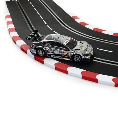 Overdrive-Racing Curbs für Carrera 124 132 EVO '1 Meter Rot-Weiß' Randstreifen Randsteine Slotcar Bordstein Kurven Gerade