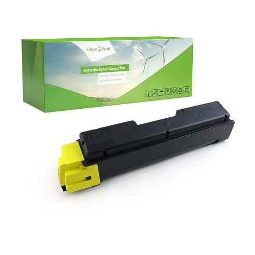 Green2Print Toner gelb 5000 Seiten ersetzt Kyocera TK-590Y, 1T02KVANL0 passend für Kyocera ECOSYS M6026CIDN, M6026CDN, M6526CIDN, M6526CDN, P6026CDN, FSC2026MFP, FSC2026MFP+, FSC2126MFP, FSC2126M