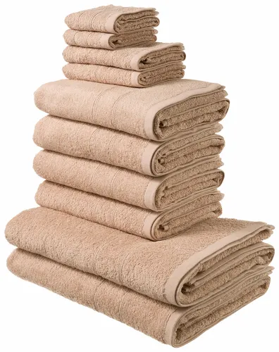 OTTO home Handtuch Set Inga - 10-teiliges Badezimmer-Set - Hochwertiges 10-teiliges Handtuch Set »Inga« von OTTO home für stilvolle Badezimmergestaltung. Aus 100% Baumwolle, weich und pflegeleicht. In verschiedenen Farben erhältlich, ideal für jeden Einrichtungsstil.