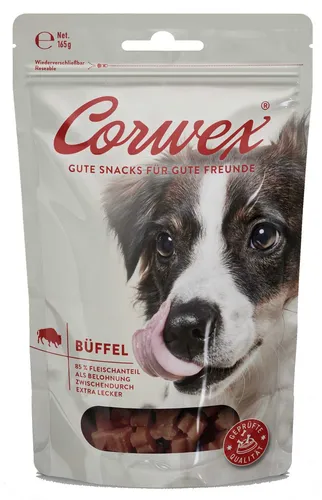 Corwex Soft Treats Büffel 165g – Weiche Hundesnacks, glutenfrei & bekömmlich