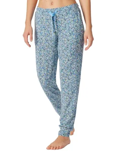 Schiesser Damen Schlafhose lang mit Bündchen - Schlafanzughosen für Damen, aus weichem Modal-Mix, mit seitlichen Taschen und elastischem Bund für höchsten Komfort.