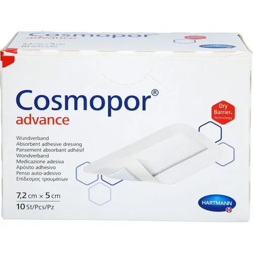 COSMOPOR Advance Wundverband 5x7,2 cm 10 St
