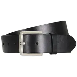 LINDENMANN Ledergürtel schwarz 90 - Hochwertiger Gürtel aus 100% Leder in klassischem Schwarz, ideal für jeden Anlass und perfekt für stilbewusste Männer.