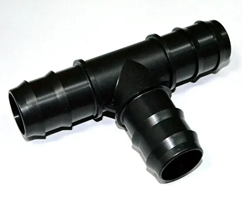 T-Stück Tülle Verbinder für Ø38 Schlauch für Pool, Teich, Garten etc.
