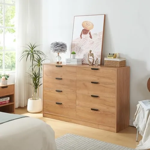 [en.casa] Kommode Varkaus mit 8 Schubladen