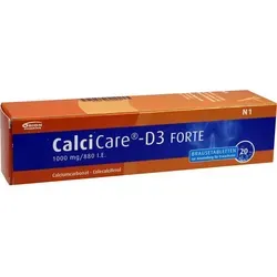 Calcicare D3 forte Brausetabletten 20 St
