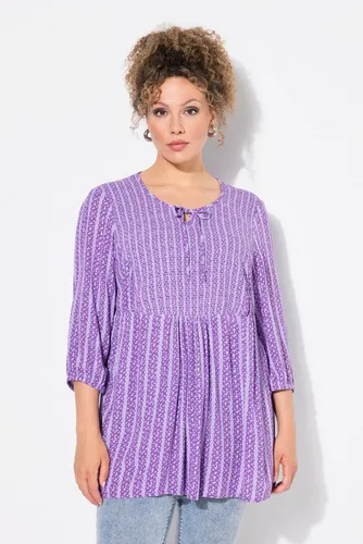 Ulla Popken Damen Plus Size Smok-Tunika mit Blüten von Ulla Popken