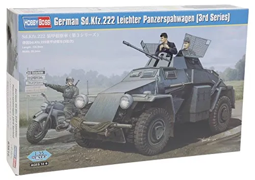 Hobby Boss 83816 - Modellbausatz German Sonderkraftfahrzeuge 222 Leichter Panzerwagen