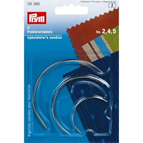 Polsterernadeln 3 Stück Prym 131350 Größen No. 2 , 4 und 5 Polster Nadel Nadeln