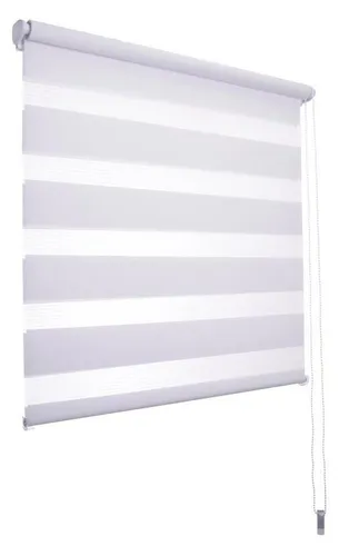 Produktbild DécoProfi Duo-Doppelrollo KLEMMFIX, grau