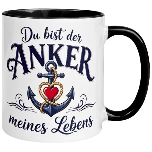 Anker Tasse | Du bist der Anker meines Lebens | Ich liebe Dich Geschenk