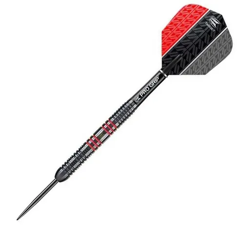 EVOLUTION Dartpfeil Steeldart VAPOR 8 Black Red Tungsten Steeltip 25g