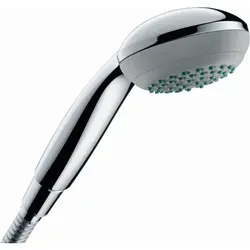 hansgrohe Handbrause Crometta 85 Variojet 28562000 - Handbrausen, 2 Strahlarten für individuelles Duscherlebnis, QuickClean Antikalksystem für einfache Reinigung und langlebige Nutzung.
