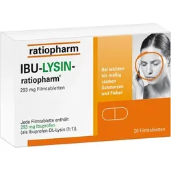 Ibu-Lysin ratiopharm 293 mg Filmtabletten