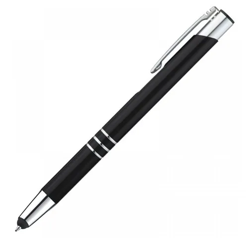 Livepac Office Kugelschreiber Touchpen Kugelschreiber aus Metall / Farbe: schwarz