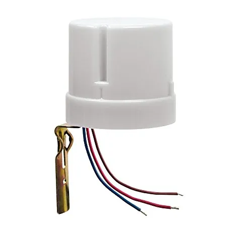 Dämmerungsschalter, Dämmerungssensor Lichtsensor Tag/Nacht Schalter Licht Switch für automatische nächtliche Beleuchtung, ideal für Hausfronten, Grundstücke und Schaufenster Led geeignet 25A (5750W)