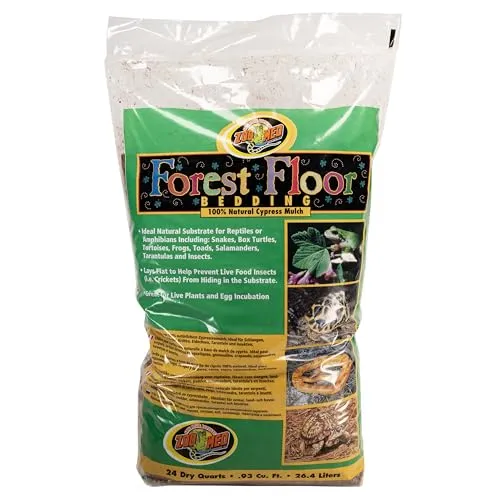Zoo Med CM-24E Forest Floor, 26.4 L, Zypressen Mulch Bodengrund für Terrarien