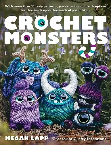Crochet Monsters: Kreative Häkelmonster selbst gestalten - Basteln & Handarbeiten, mit 37 einzigartigen Körpern und über 30 austauschbaren Gliedmaßen für unzählige individuelle Monster-Kreationen.