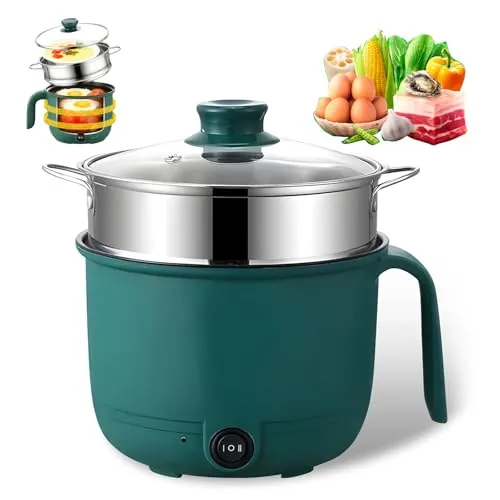 Kompakter Elektrischer Hot Pot Topf 1.5L – Multifunktionale Kochlösung für Zuhause und Unterwegs