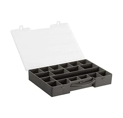 Plast Team Werkzeugkoffer plast team Sortimentskasten HOBBY BOX LARGE, grau