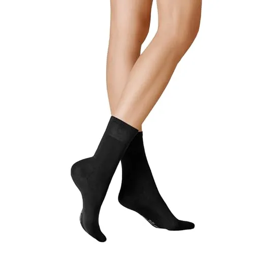 KUNERT Damen Socken Finest Cotton druckfreier Bund