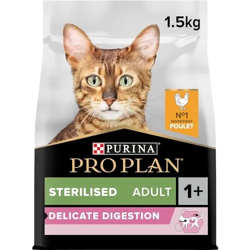 Pro Plan Sterilised Adult Delicate Digestion mit Huhn Katzenfutter 1,5 kg